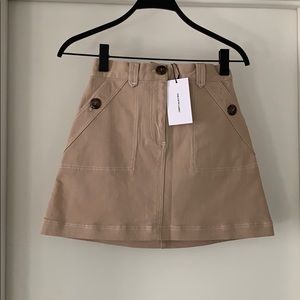 The Fifth Label Wander Cargo Denim Mini Skirt